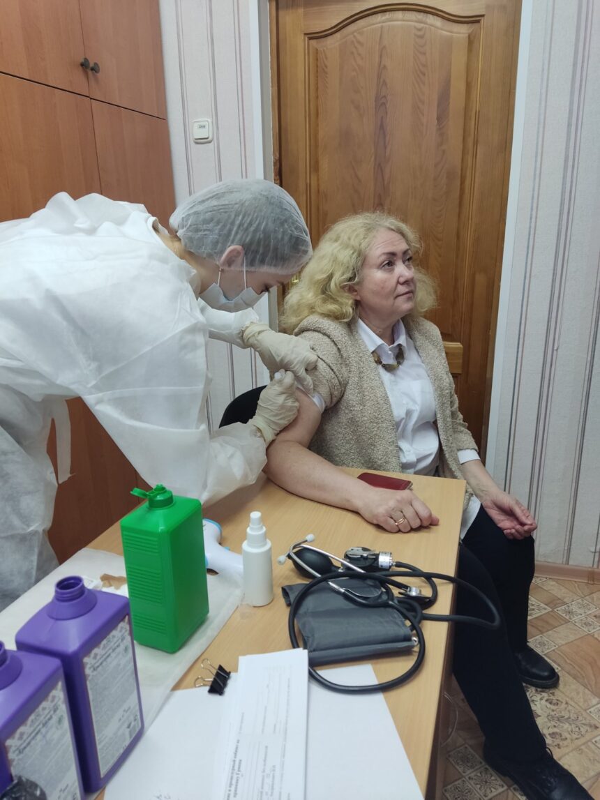 Вакцинация против гриппа в ГУ «Сморгонский зональный ЦГЭ»
