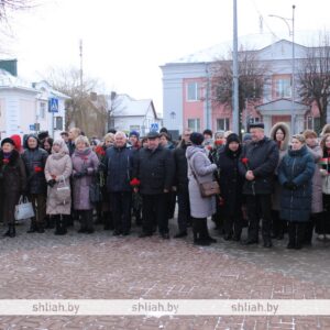 Участие в митинге накануне Дня защитников Отечества и Вооруженных Сил Республики Беларусь.