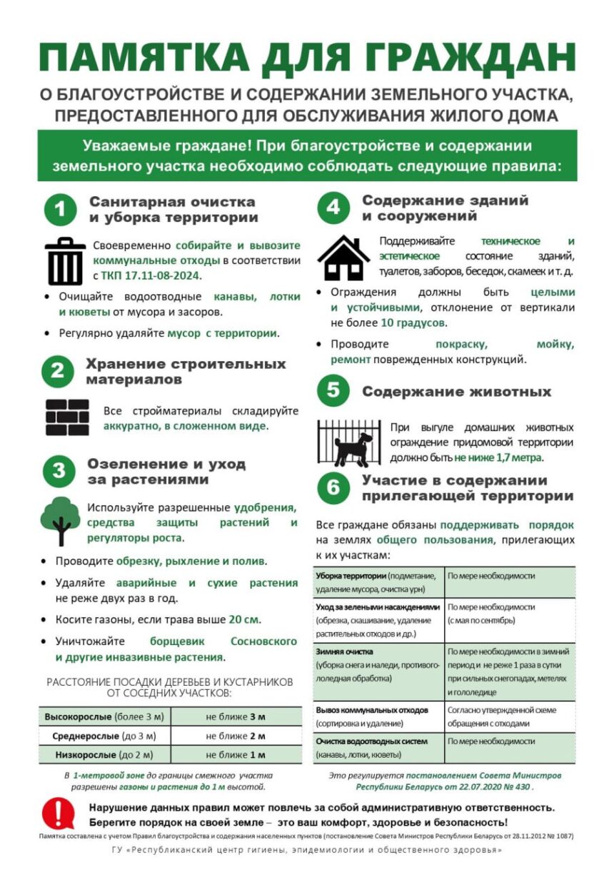 Наведение порядка на земле