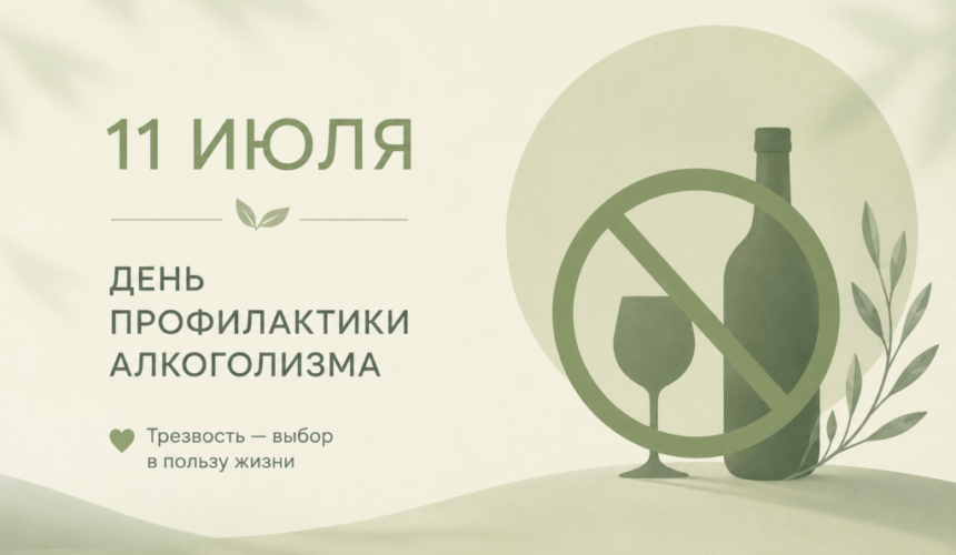 11 июля — День профилактики алкоголизма в Беларуси .