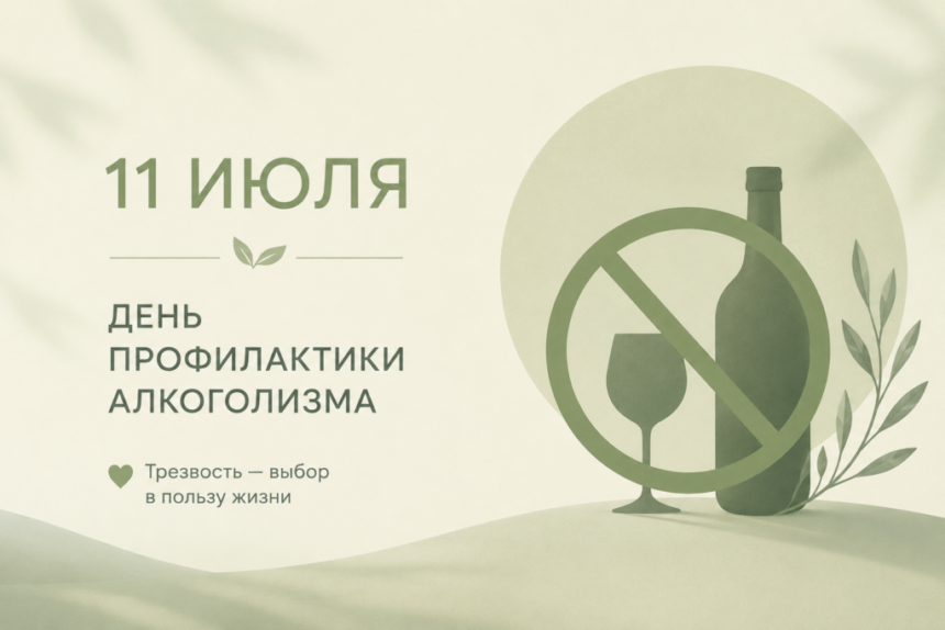 11 июля — День профилактики алкоголизма в Беларуси .
